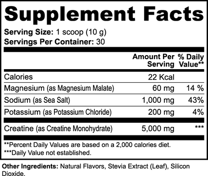 ELECTROLYTE CREATINE